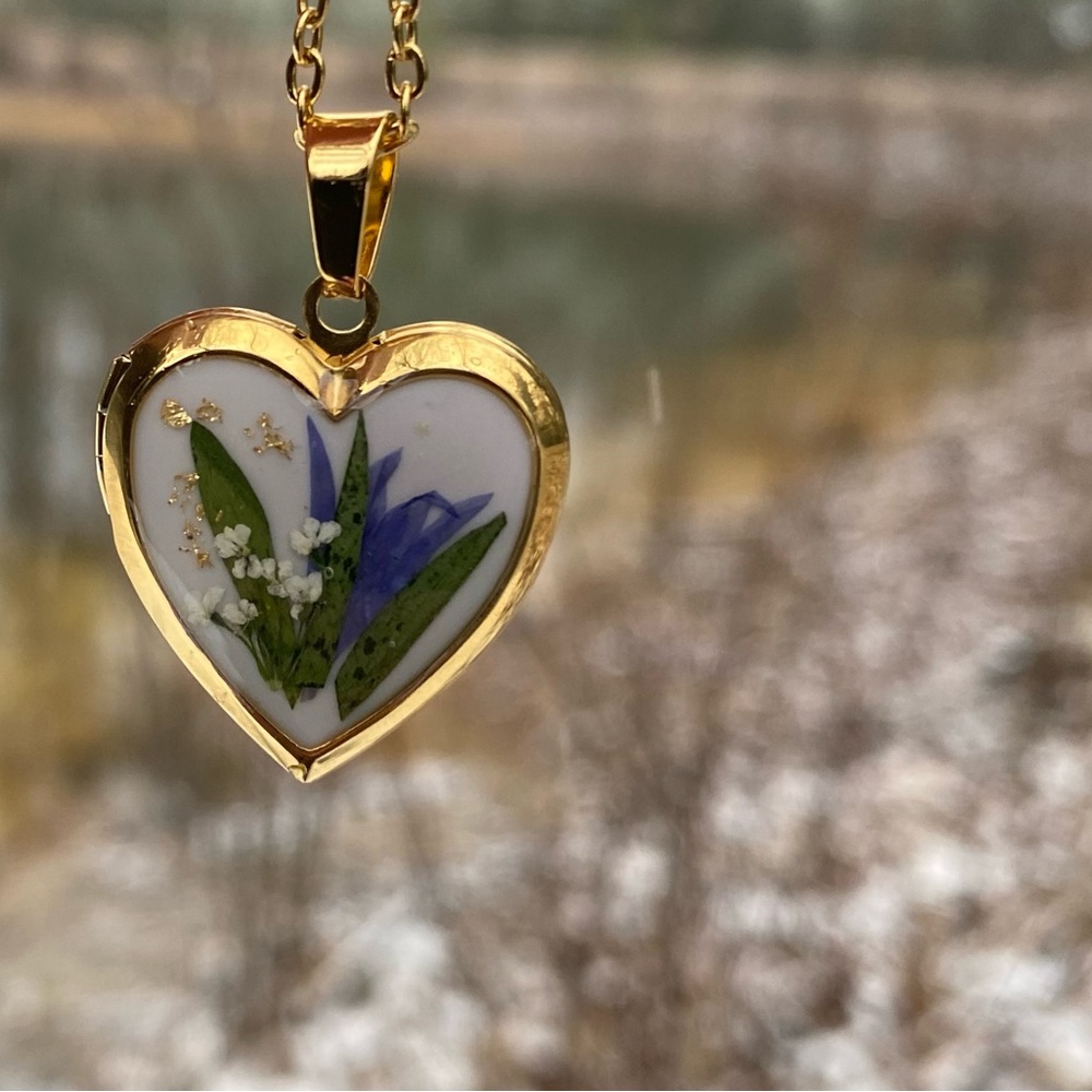 Pressed Flower Locket